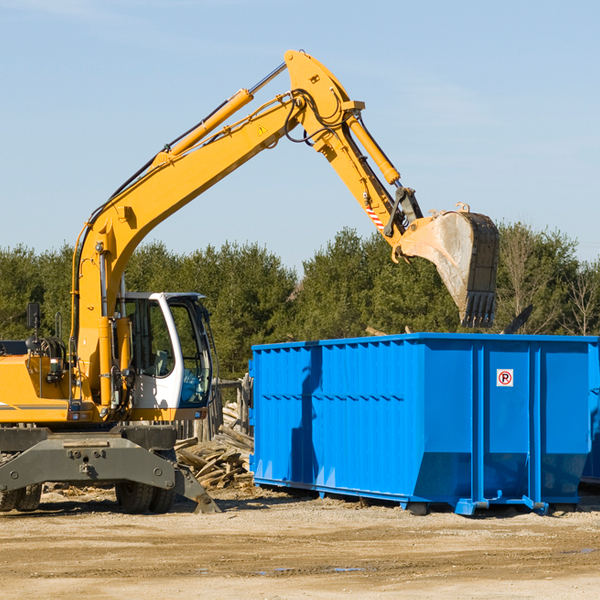 are there any restrictions on where a residential dumpster can be placed in Sugar Creek OH